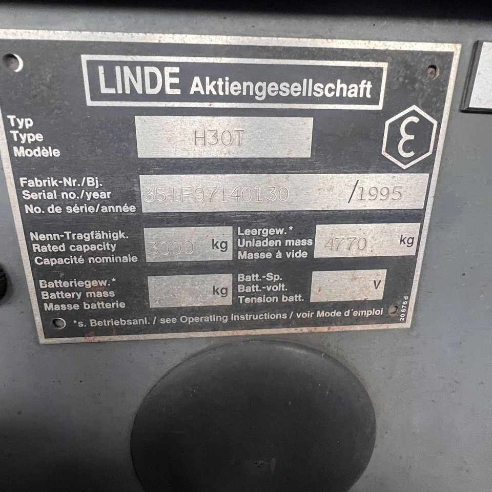 Carretilla elevadora de gas Linde H30T (351): foto 6 Carretilla elevadora de gas Linde H30T (351): foto 6