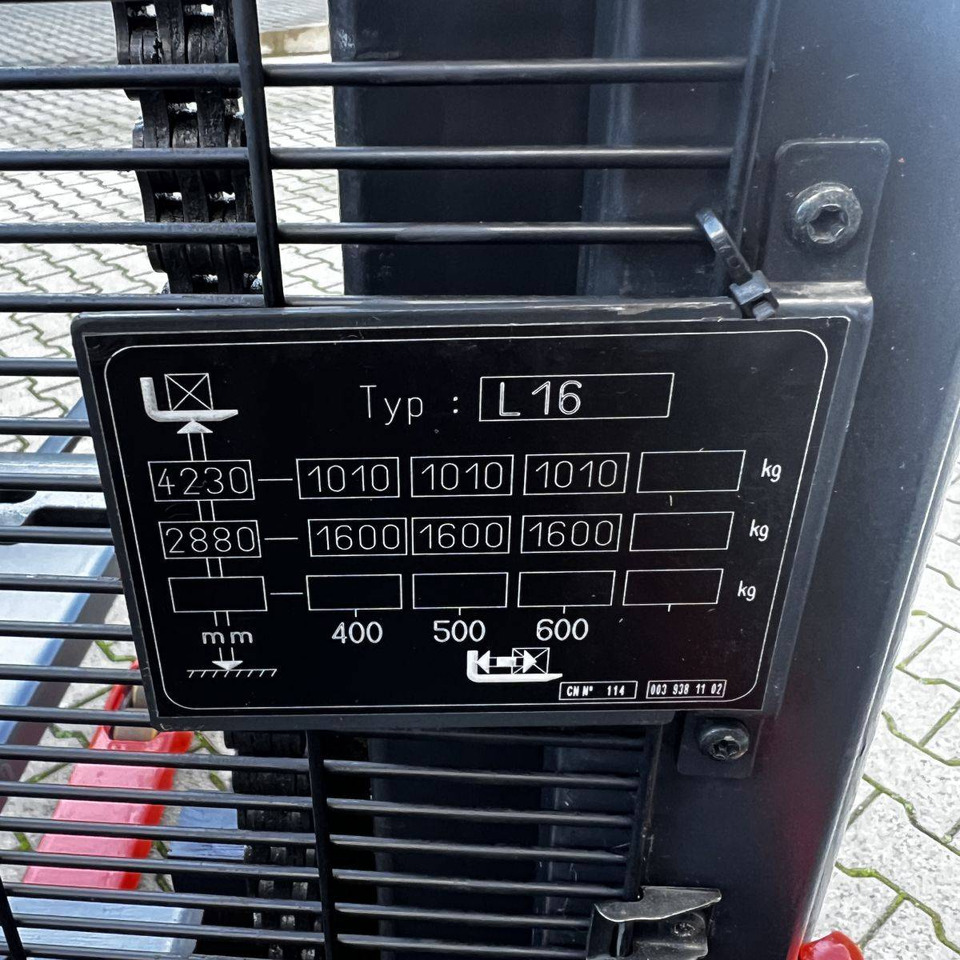 Apilador Linde L16 (1173): foto 14