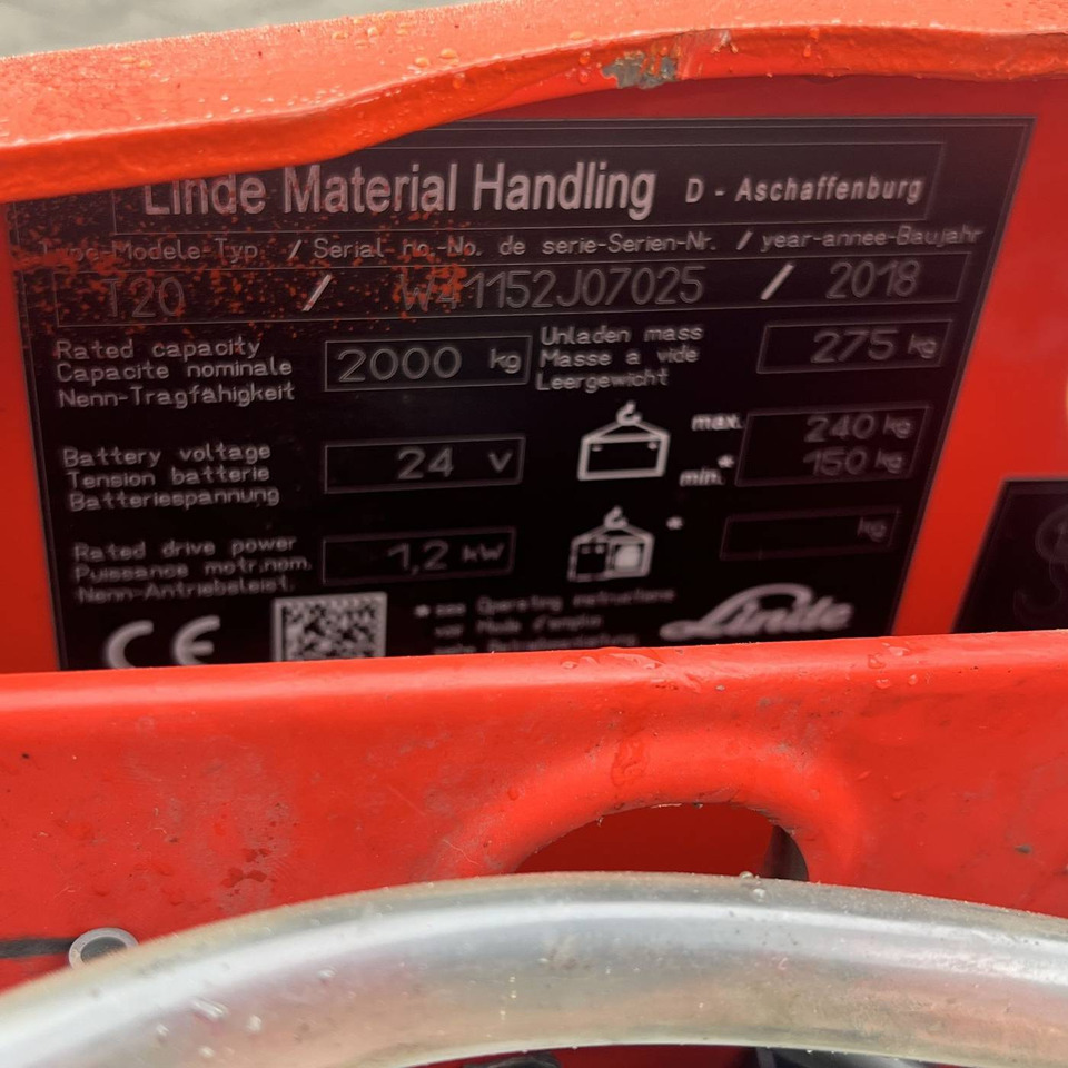 Transpaleta Linde T20 (1152): foto 15 Transpaleta Linde T20 (1152): foto 15