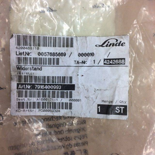 Resistor for Linde - Conmutador en la columna de dirección para Equipo de manutención: foto 4 Resistor for Linde - Conmutador en la columna de dirección para Equipo de manutención: foto 4