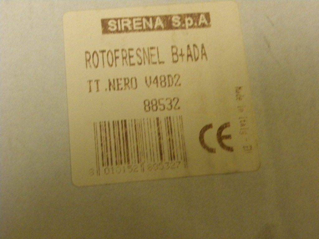 Warning light Rotofresnel - Luz/ Iluminación para Equipo de manutención: foto 4 Warning light Rotofresnel - Luz/ Iluminación para Equipo de manutención: foto 4