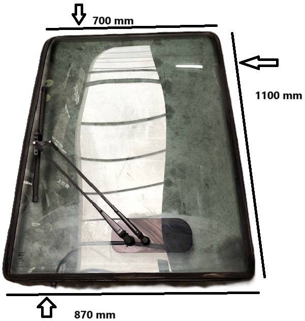 Window Assy, front for Nissan - Ventana y piezas para Equipo de manutención: foto 2 Window Assy, front for Nissan - Ventana y piezas para Equipo de manutención: foto 2