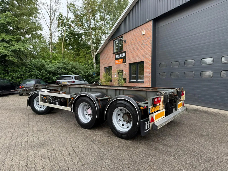 GS Meppel 28T Kiepende containeraanhangwagen! 640cm systeemlengte Centrale smering - Semirremolque portacontenedore/ Intercambiable: foto 2 GS Meppel 28T Kiepende containeraanhangwagen! 640cm systeemlengte Centrale smering - Semirremolque portacontenedore/ Intercambiable: foto 2