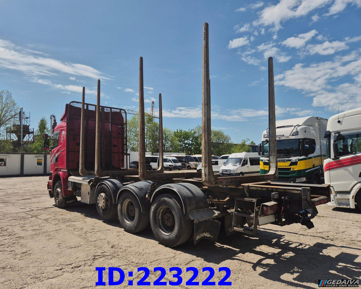 Camión forestal SCANIA R620 - 8x4 - Steering axle: foto 6