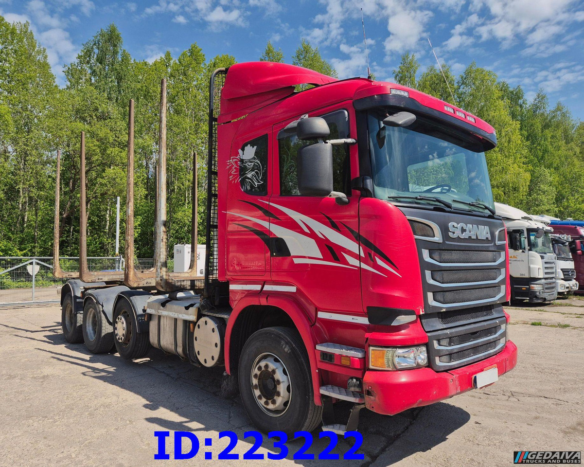 SCANIA R620 - 8x4 - Steering axle - Camión forestal: foto 4 SCANIA R620 - 8x4 - Steering axle - Camión forestal: foto 4
