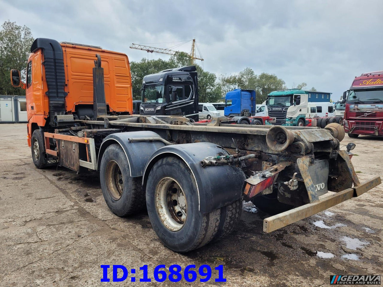 Camión multibasculante VOLVO FH12 380HP 6x2 10tyre Hook Tipper: foto 9