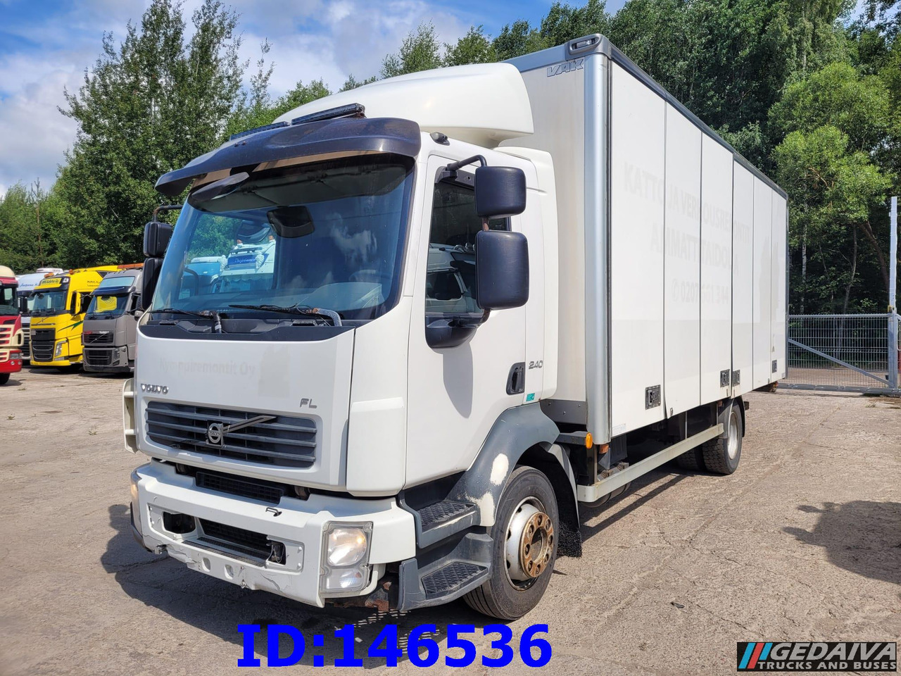 VOLVO FL 240HP - 4x2 - Manual - Euro5 - Camión caja cerrada: foto 1 VOLVO FL 240HP - 4x2 - Manual - Euro5 - Camión caja cerrada: foto 1