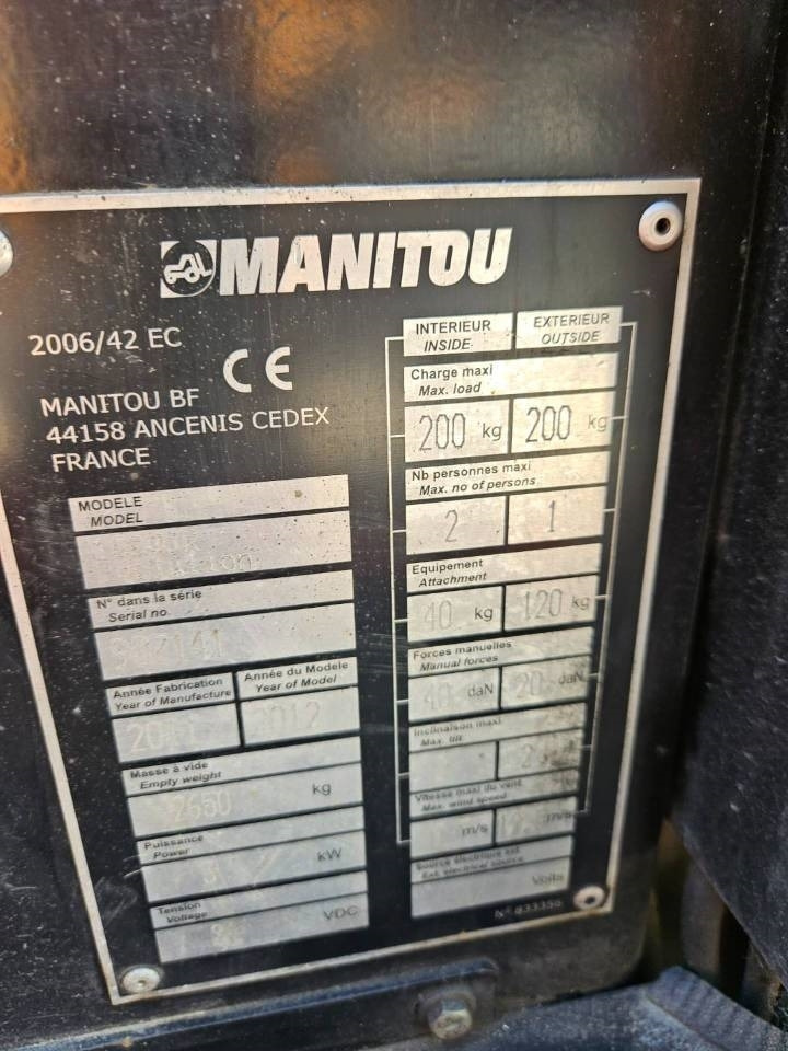 Manitou 100 VJR Evolution - Plataforma articulada: foto 5 Manitou 100 VJR Evolution - Plataforma articulada: foto 5
