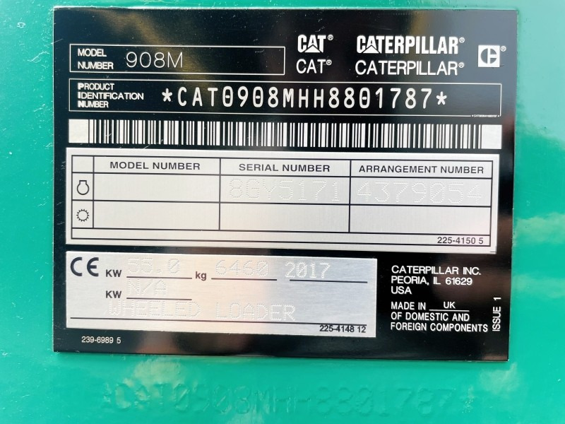 Caterpillar 908M (3637) - Cargadora de ruedas: foto 3 Caterpillar 908M (3637) - Cargadora de ruedas: foto 3