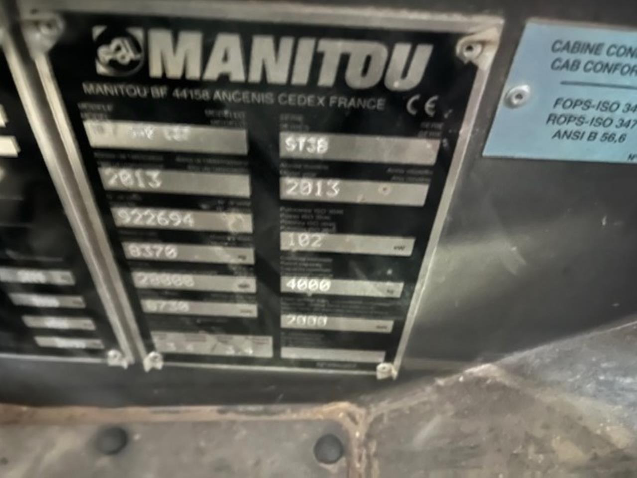 Manitou MLT840-137PS ELITE - Manipulador telescópico: foto 5 Manitou MLT840-137PS ELITE - Manipulador telescópico: foto 5