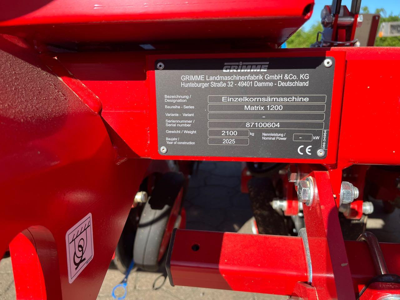 Grimme Matrix 1200 - Sembradora de precisión: foto 2 Grimme Matrix 1200 - Sembradora de precisión: foto 2