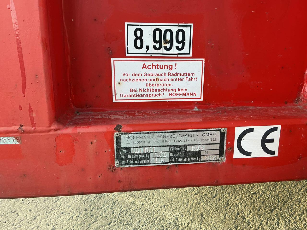 Hoffmann - Remolque volquete agrícola: foto 2 Hoffmann - Remolque volquete agrícola: foto 2