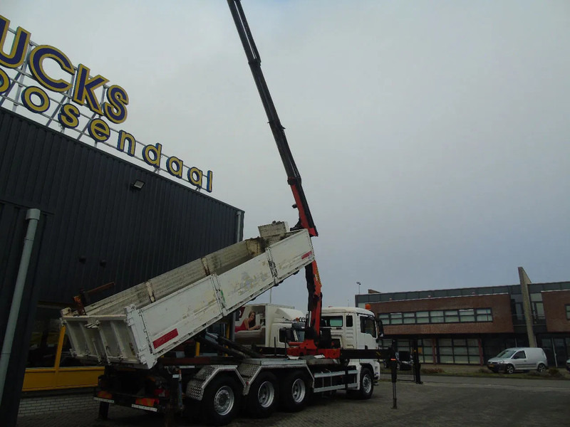 MAN TGS 32.400 + PALFINGER PK23.001EH + HOOKSYSTEM + 8X4 TRIDEM + ROTATOR + EURO 5 - Camión multibasculante, Camión grúa: foto 4 MAN TGS 32.400 + PALFINGER PK23.001EH + HOOKSYSTEM + 8X4 TRIDEM + ROTATOR + EURO 5 - Camión multibasculante, Camión grúa: foto 4