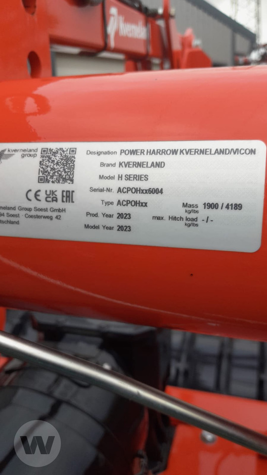 Kverneland H-Serie - Grada rotativa: foto 2 Kverneland H-Serie - Grada rotativa: foto 2