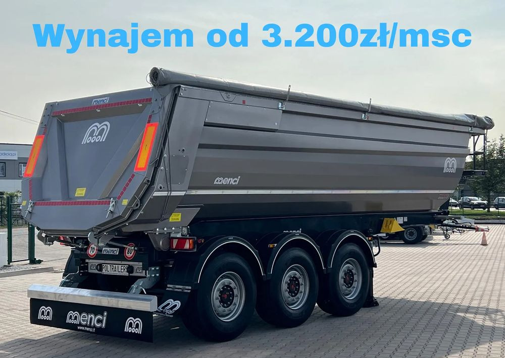 Semirremolque volquete nuevo Menci Wywrotka stalowa 27m3, Cramaro Elektryczny/Manualny/Boczny // Waga 6000 kg // Hardox HB500: foto 1