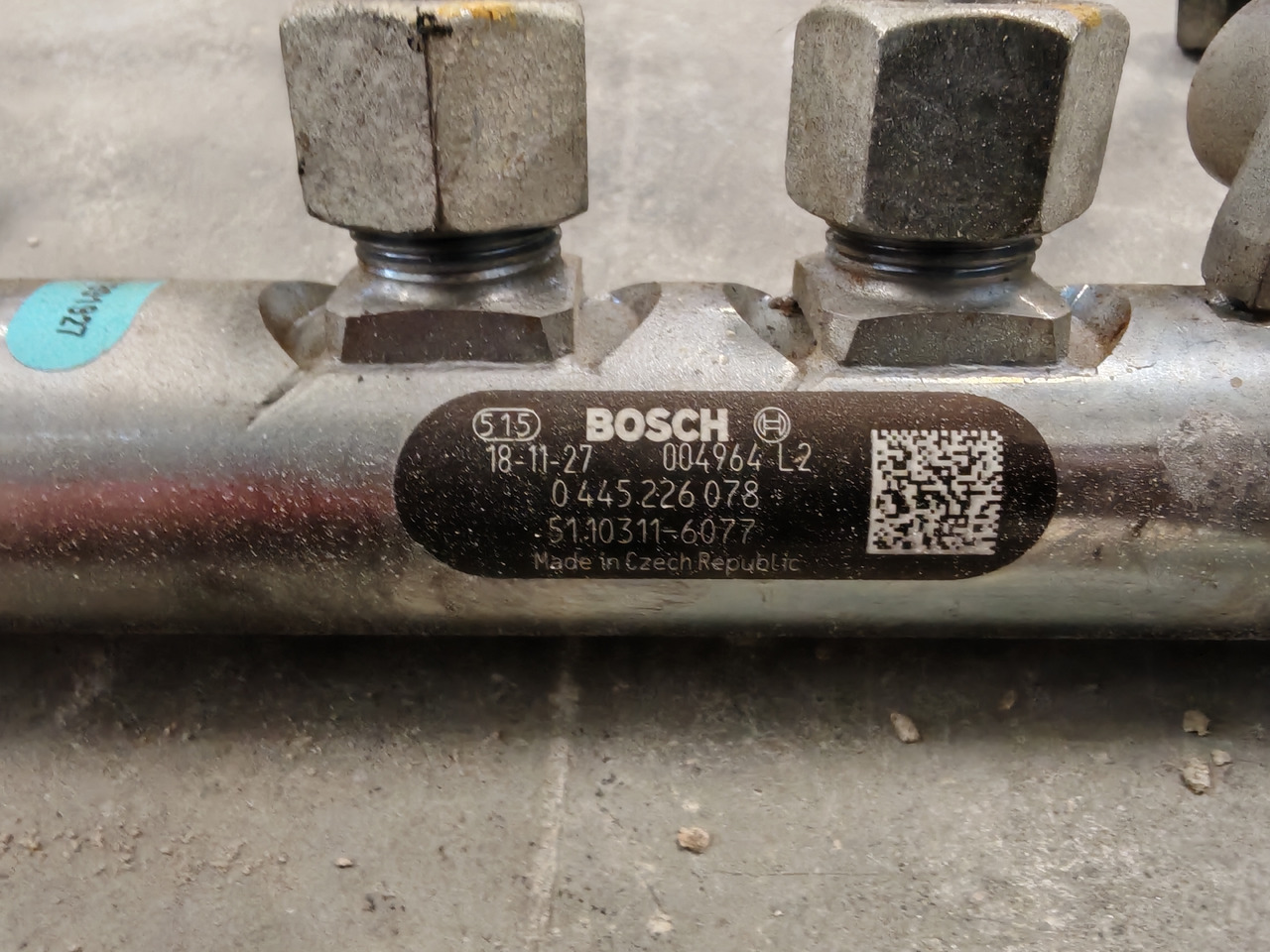 MAN TGS TGX EURO 6 / D2676LF / FUEL RAIL / 51103116077 - Procesamiento de combustible: foto 3 MAN TGS TGX EURO 6 / D2676LF / FUEL RAIL / 51103116077 - Procesamiento de combustible: foto 3