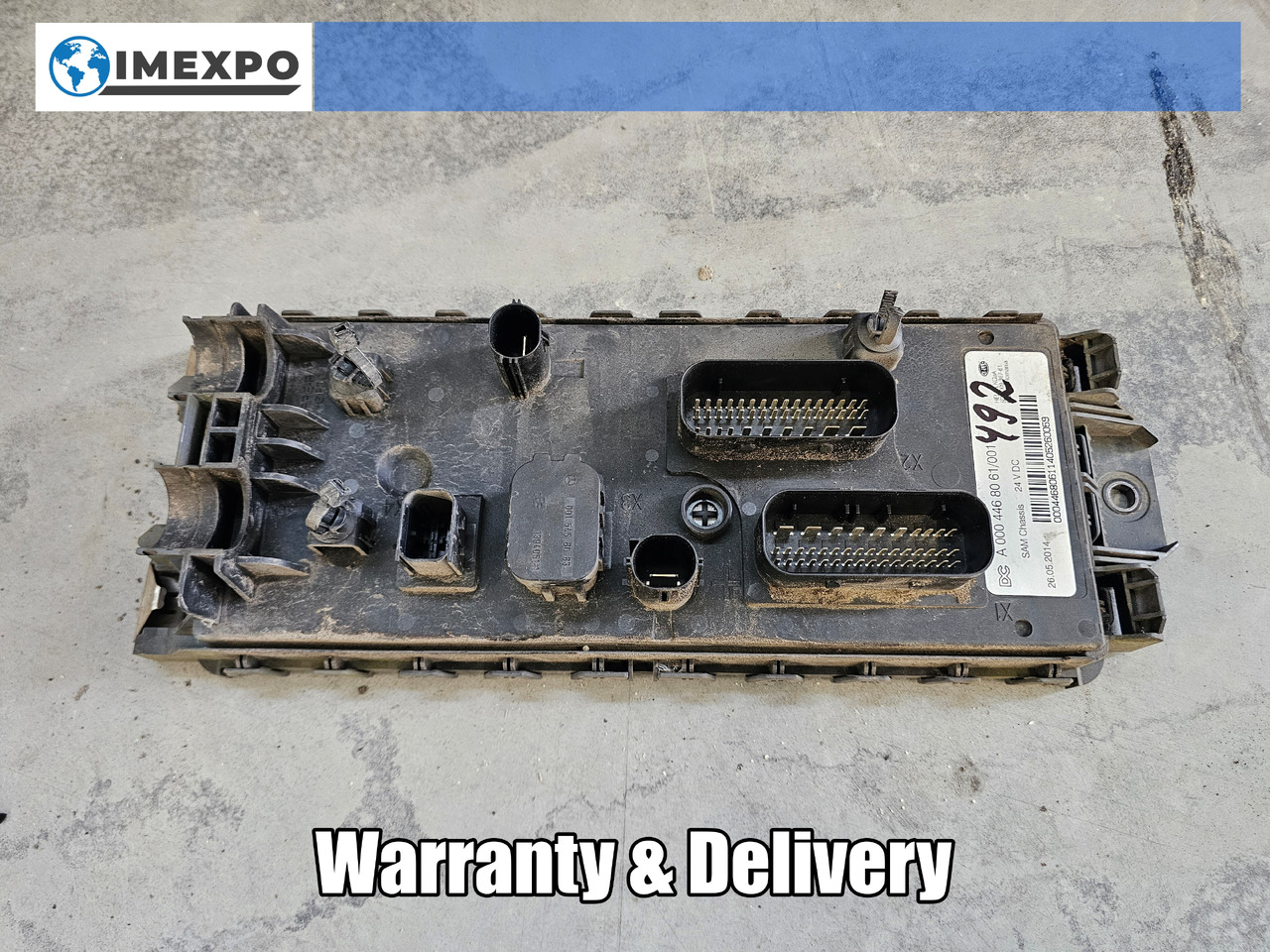 MERCEDES-BENZ MP4 EURO 6 / SAM CHASSIS CONTROL UNIT / A0004468061 - Unidad de control: foto 1 MERCEDES-BENZ MP4 EURO 6 / SAM CHASSIS CONTROL UNIT / A0004468061 - Unidad de control: foto 1