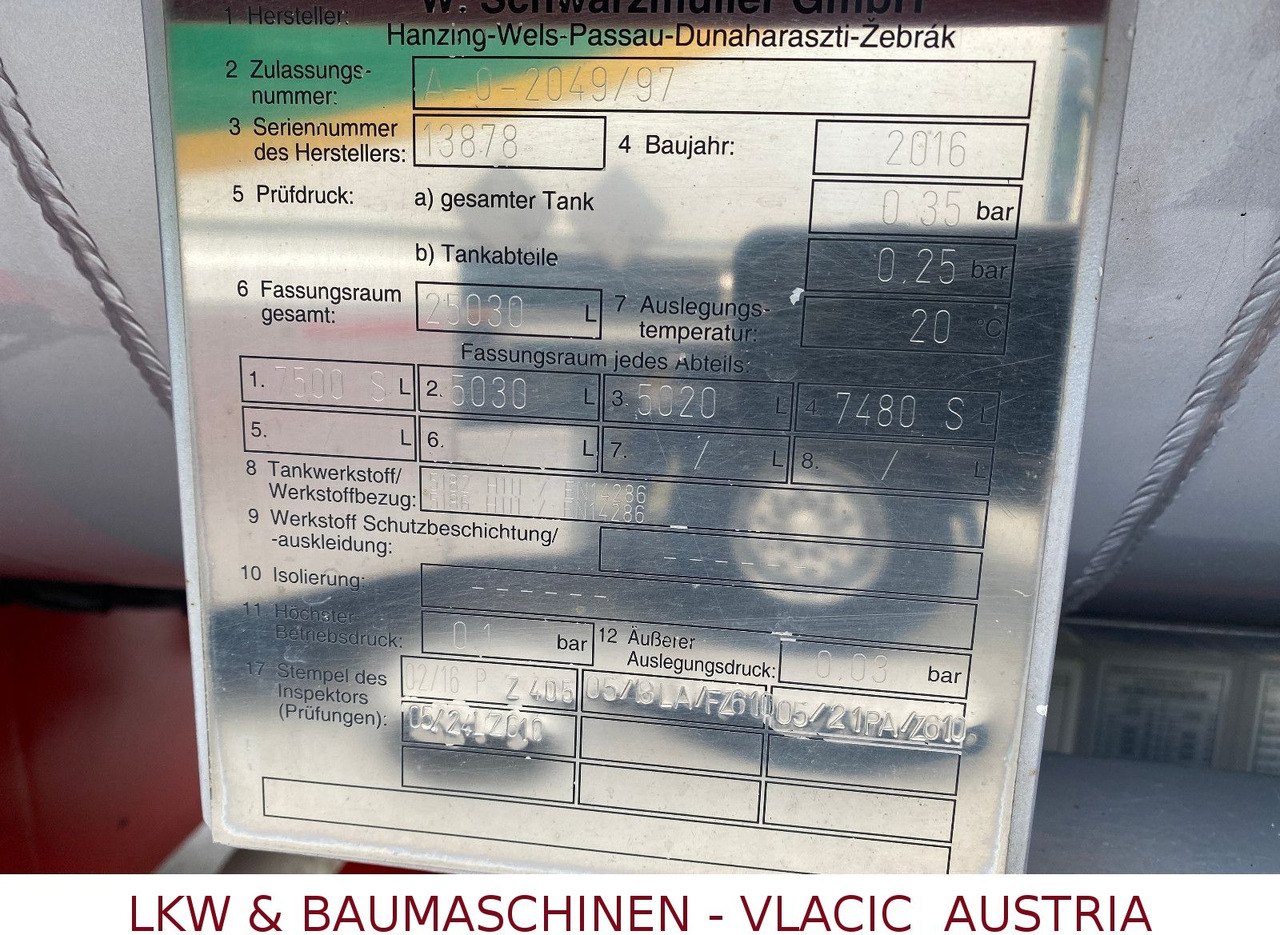 Camión cisterna Iveco Stralis 480 Benz/Diesel Schwarzmüller-Kompletzug: foto 16