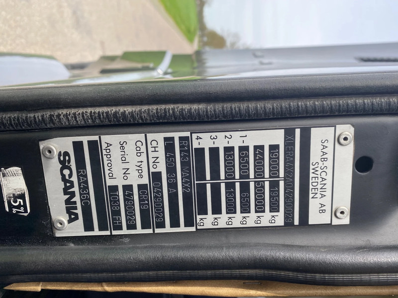 Cabeza tractora Scania R143-450 V8 | OLD SKOOL | NO RUST !! | COLLECTORS ITEM: foto 15