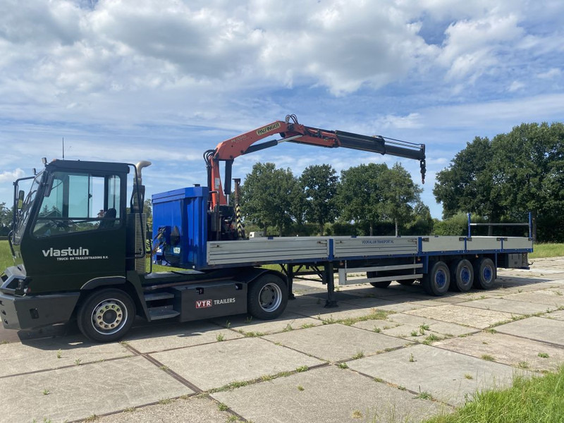 Kaiser KAISER | PALFINGER PK1550 | - Semirremolque plataforma/ Caja abierta: foto 1 Kaiser KAISER | PALFINGER PK1550 | - Semirremolque plataforma/ Caja abierta: foto 1