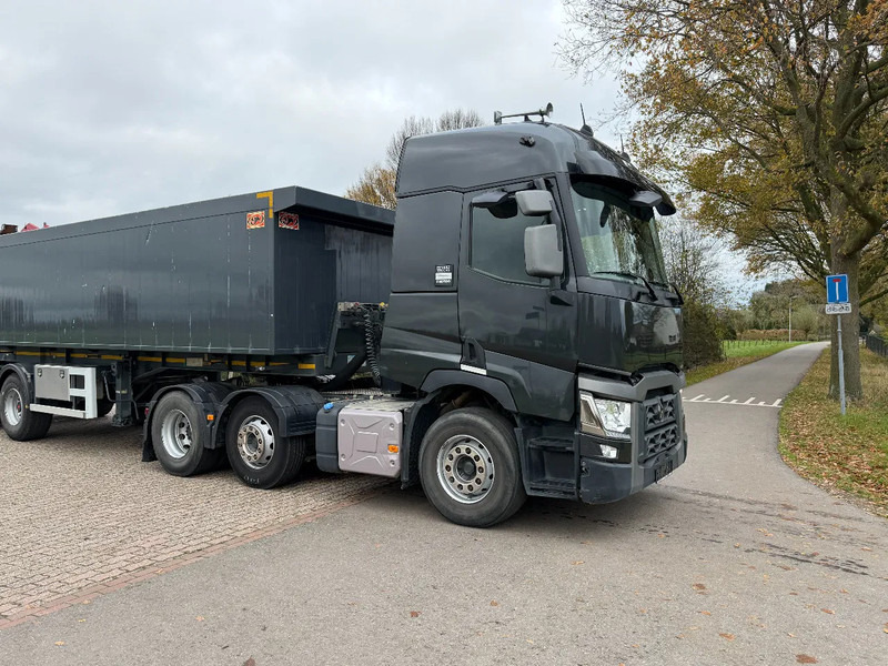 Renault T480 6x2 trekker 262dkm!! TRAILER WITH CRANE FOR SCREED! - Cabeza tractora: foto 4 Renault T480 6x2 trekker 262dkm!! TRAILER WITH CRANE FOR SCREED! - Cabeza tractora: foto 4