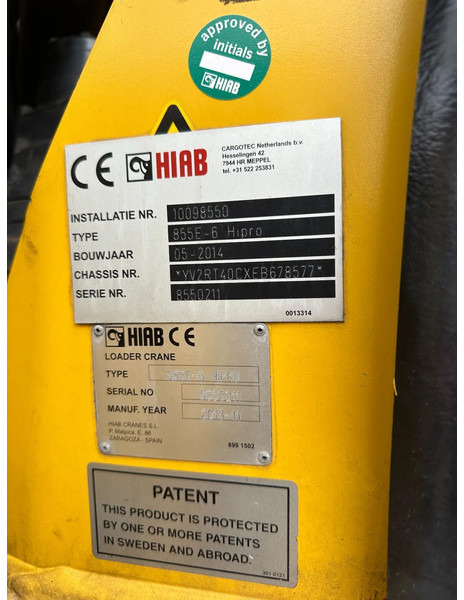 Cabeza tractora Volvo FH 500 !TRACTOR!!!CRANE/GRUE/HIAB 85TM!!TOP!EURO6: foto 18 Cabeza tractora Volvo FH 500 !TRACTOR!!!CRANE/GRUE/HIAB 85TM!!TOP!EURO6: foto 18