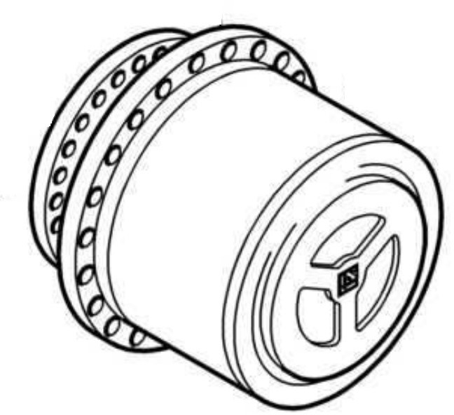 Bomag 05901806R - R916218480 - Mando final para Maquinaria de construcción: foto 1 Bomag 05901806R - R916218480 - Mando final para Maquinaria de construcción: foto 1