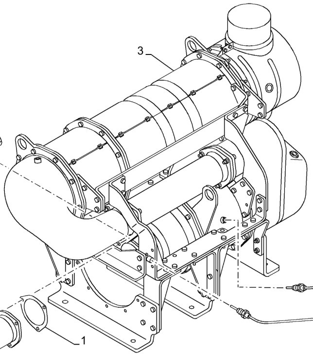 Case 51600466 - Silenciador para Maquinaria de construcción: foto 1 Case 51600466 - Silenciador para Maquinaria de construcción: foto 1