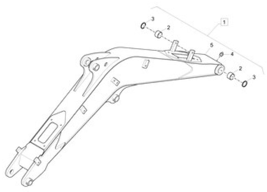 Case 61MJ-10004CA - 61MJ10004CA - Brazo para Maquinaria de construcción: foto 1 Case 61MJ-10004CA - 61MJ10004CA - Brazo para Maquinaria de construcción: foto 1
