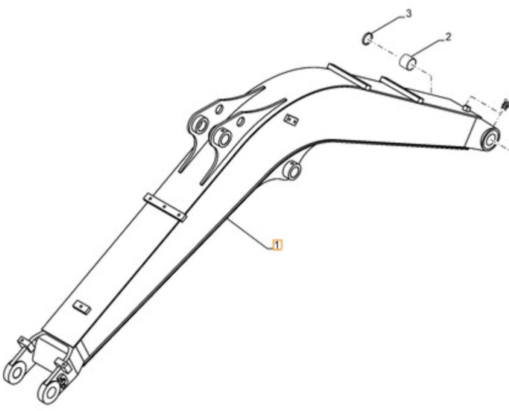 Case 63MH15001CA - 63MH-10251 - Brazo para Maquinaria de construcción: foto 1 Case 63MH15001CA - 63MH-10251 - Brazo para Maquinaria de construcción: foto 1