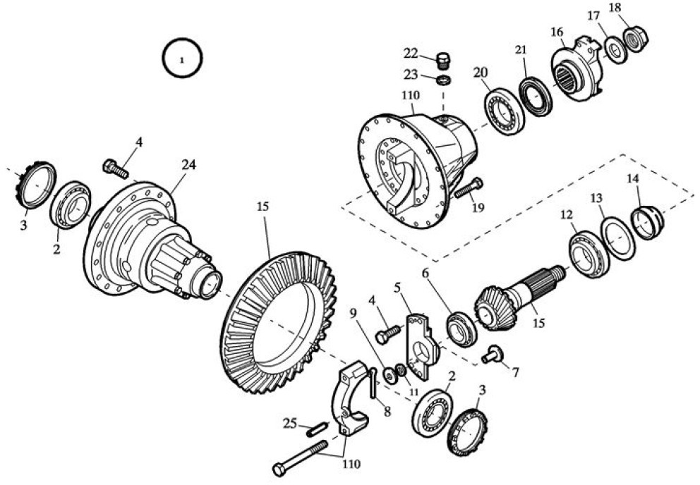 Case 87738484 - Diferencial para Maquinaria agrícola: foto 1 Case 87738484 - Diferencial para Maquinaria agrícola: foto 1
