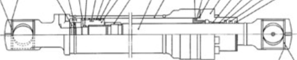 New Holland YX01V00005F7 - 72953773 - Cilindro hidráulico para Maquinaria de construcción: foto 1 New Holland YX01V00005F7 - 72953773 - Cilindro hidráulico para Maquinaria de construcción: foto 1