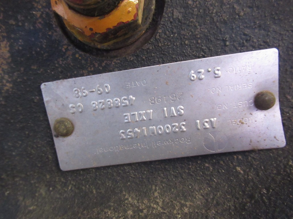 Rockwell SVI AXLE - A31 3200W1453 - Eje delantero para Maquinaria de construcción: foto 2 Rockwell SVI AXLE - A31 3200W1453 - Eje delantero para Maquinaria de construcción: foto 2