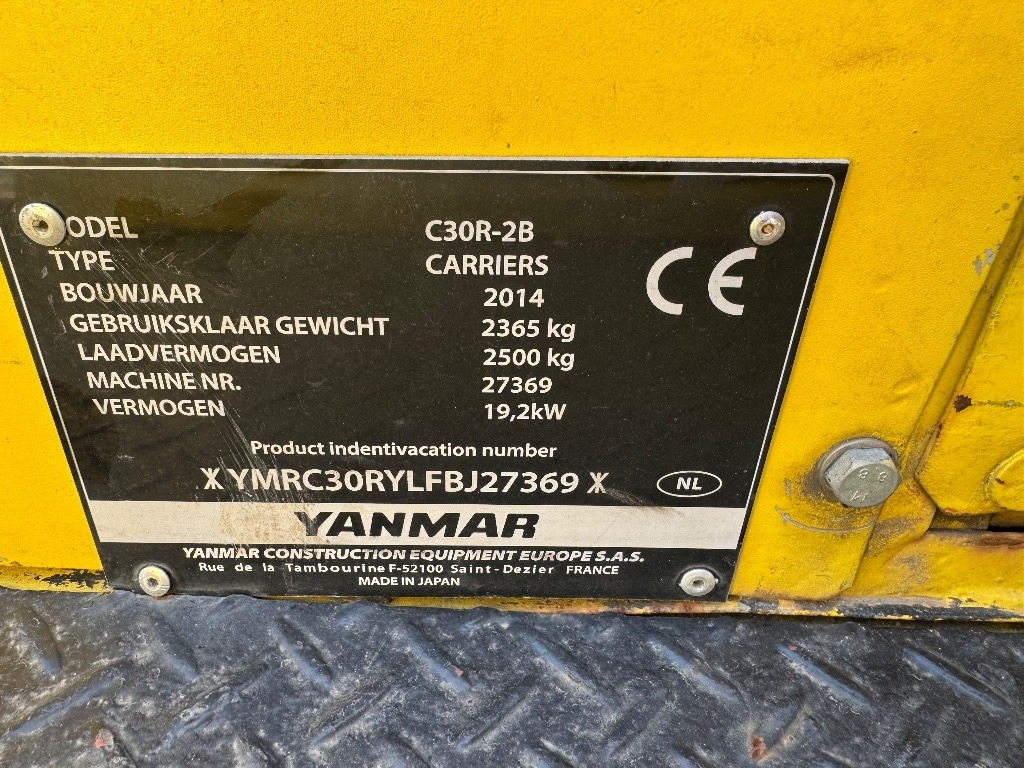 Yanmar C 30 R-2 B - Minidumper: foto 3 Yanmar C 30 R-2 B - Minidumper: foto 3