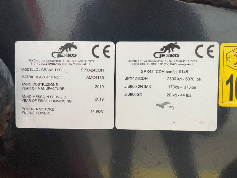 Jekko SPX 424 CDH - Minigrúa: foto 3 Jekko SPX 424 CDH - Minigrúa: foto 3