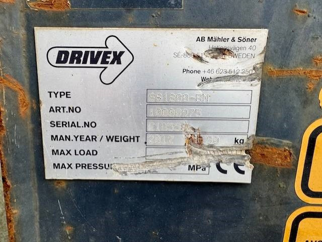 Drivex SS 1800-BM, Sandspridarskopa, V: 1800L, B:2450mm - Cazo para Maquinaria de construcción: foto 4 Drivex SS 1800-BM, Sandspridarskopa, V: 1800L, B:2450mm - Cazo para Maquinaria de construcción: foto 4