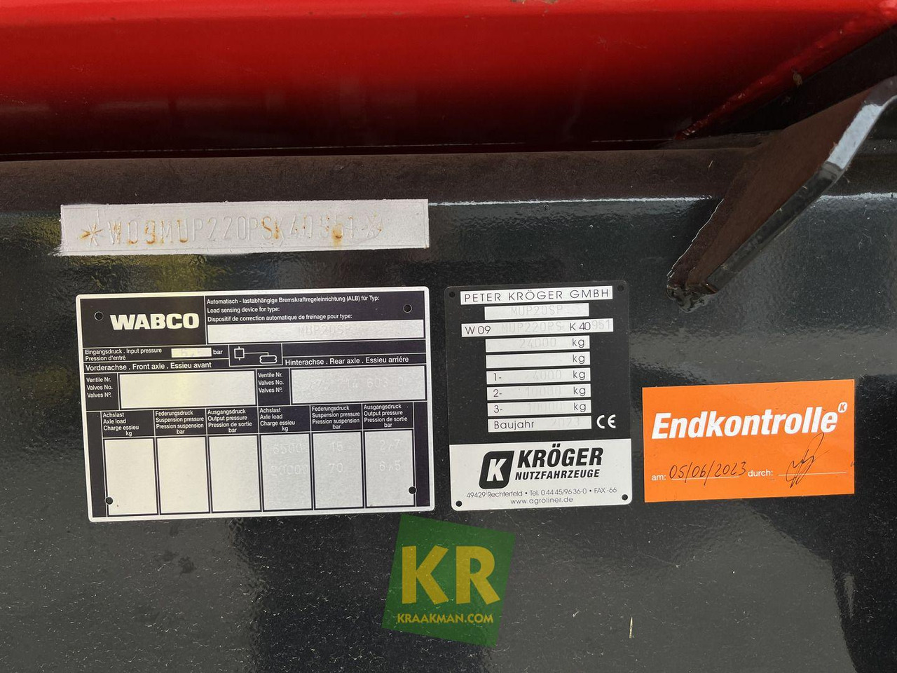 Kröger Overig - Remolque volquete agrícola: foto 3 Kröger Overig - Remolque volquete agrícola: foto 3