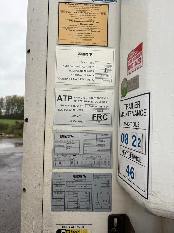 2012 Gray & Adams 10.4m Fridge Trailer – BTK110 - Semirremolque frigorífico: foto 2 2012 Gray & Adams 10.4m Fridge Trailer – BTK110 - Semirremolque frigorífico: foto 2