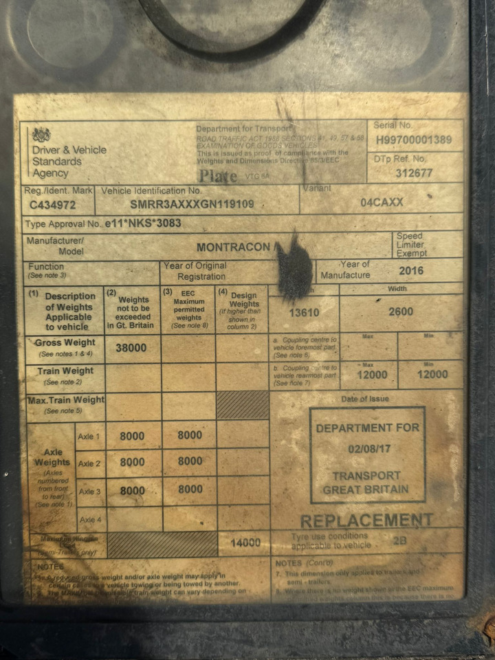 2013 Gray & Adams 13.6m Fridge Trailer – CML449 - Semirremolque frigorífico: foto 2 2013 Gray & Adams 13.6m Fridge Trailer – CML449 - Semirremolque frigorífico: foto 2