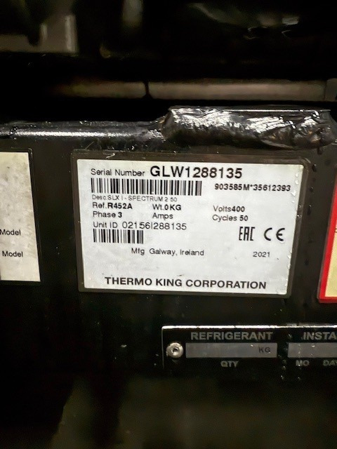 Thermo King SLX300 I S/N : GLW1288135 - Refrigerador: foto 2 Thermo King SLX300 I S/N : GLW1288135 - Refrigerador: foto 2