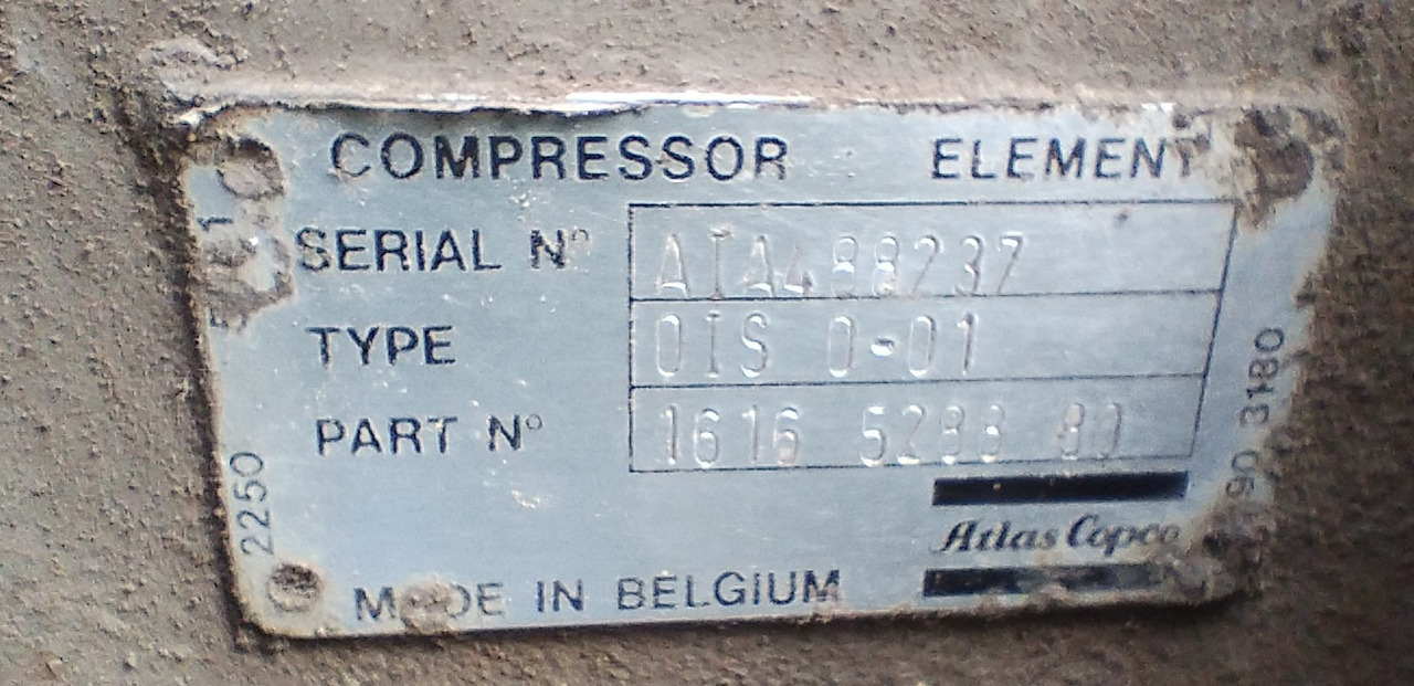ATLAS COPCO Screw Compressor OIS 0-01 - Compresor de aire: foto 4 ATLAS COPCO Screw Compressor OIS 0-01 - Compresor de aire: foto 4