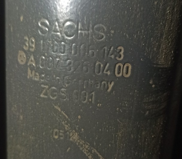 MERCEDES-BENZ Actros MP2 MP3 0073260400 SACHS 131852 - Amortiguadores para Camión: foto 2 MERCEDES-BENZ Actros MP2 MP3 0073260400 SACHS 131852 - Amortiguadores para Camión: foto 2