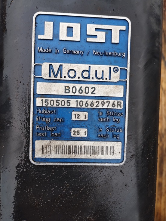 STOPY PODPORY NACZEPA PRZYCZEPA JOST B0602 10662976 - Bastidor/ Chasis para Remolque: foto 2 STOPY PODPORY NACZEPA PRZYCZEPA JOST B0602 10662976 - Bastidor/ Chasis para Remolque: foto 2