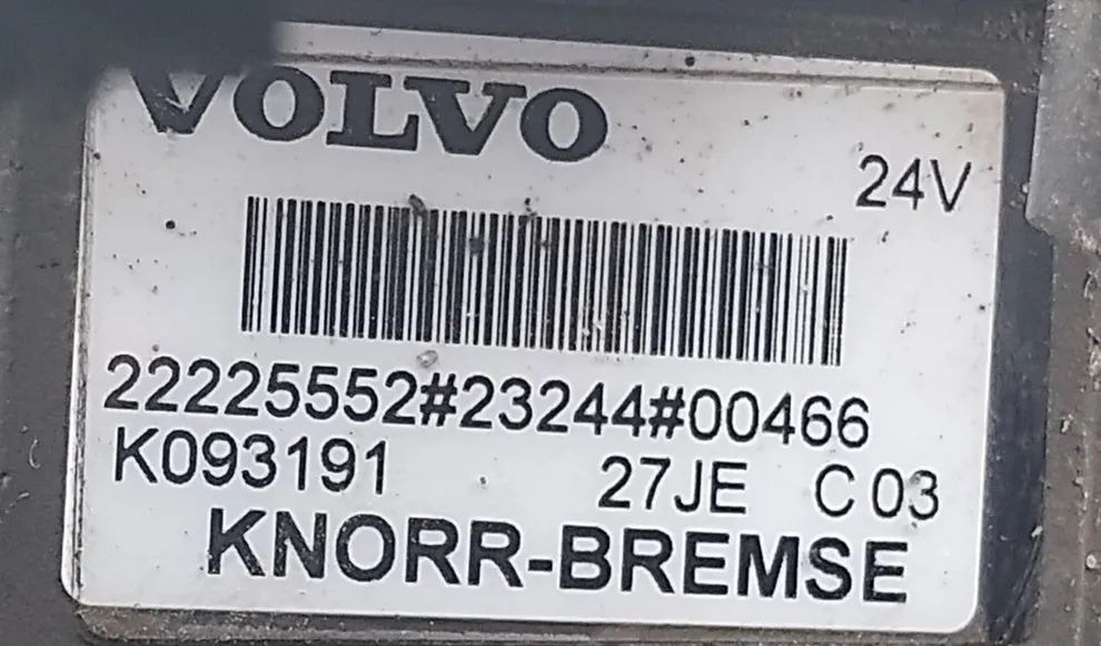 Zawór EBS Modulator Knorr VOLVO FH 2023 22225552 - Sistema eléctrico para Camión: foto 3 Zawór EBS Modulator Knorr VOLVO FH 2023 22225552 - Sistema eléctrico para Camión: foto 3