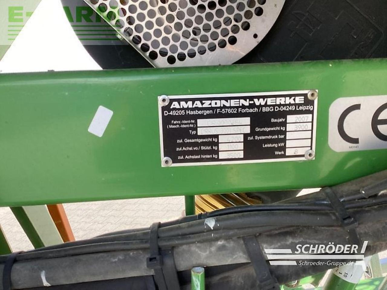 Amazone cirrus 3001 special - Sembradora: foto 3 Amazone cirrus 3001 special - Sembradora: foto 3