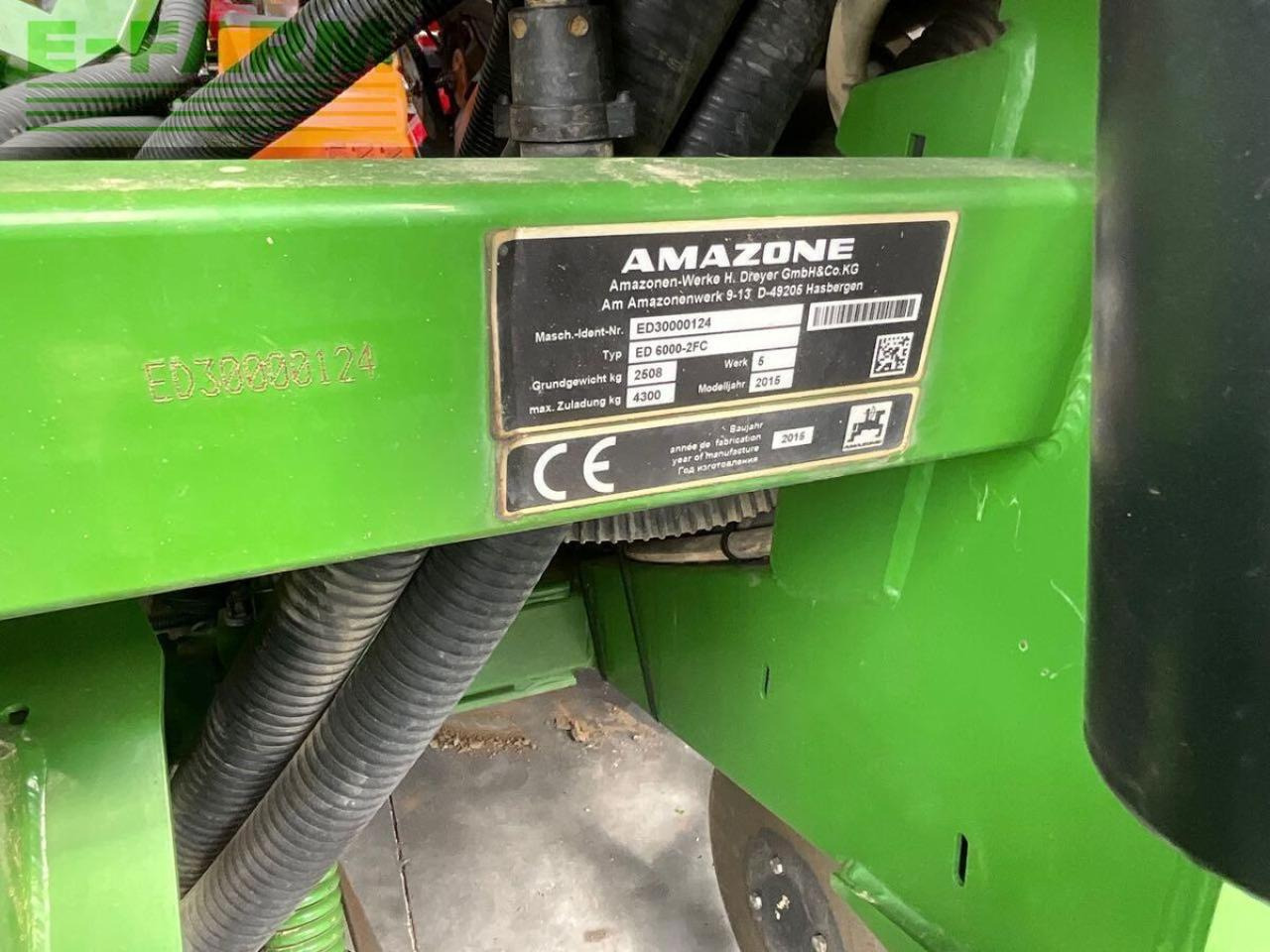 Amazone ed 6000-2 fc - Sembradora de precisión: foto 2 Amazone ed 6000-2 fc - Sembradora de precisión: foto 2