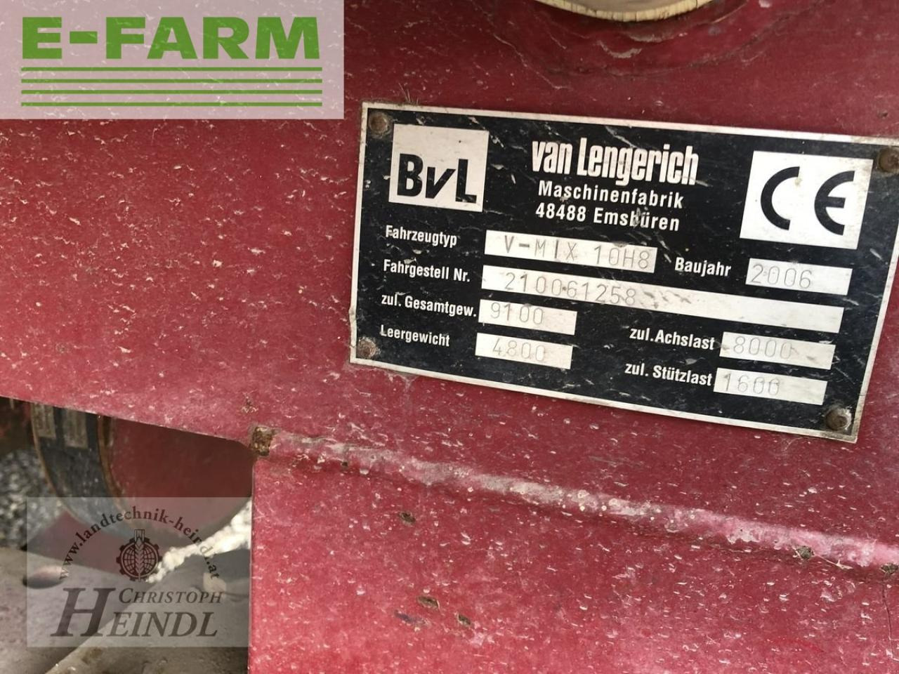 Maquinaria ganadera BVL - van Lengerich bvl v-mix fill plus 10 ls: foto 15