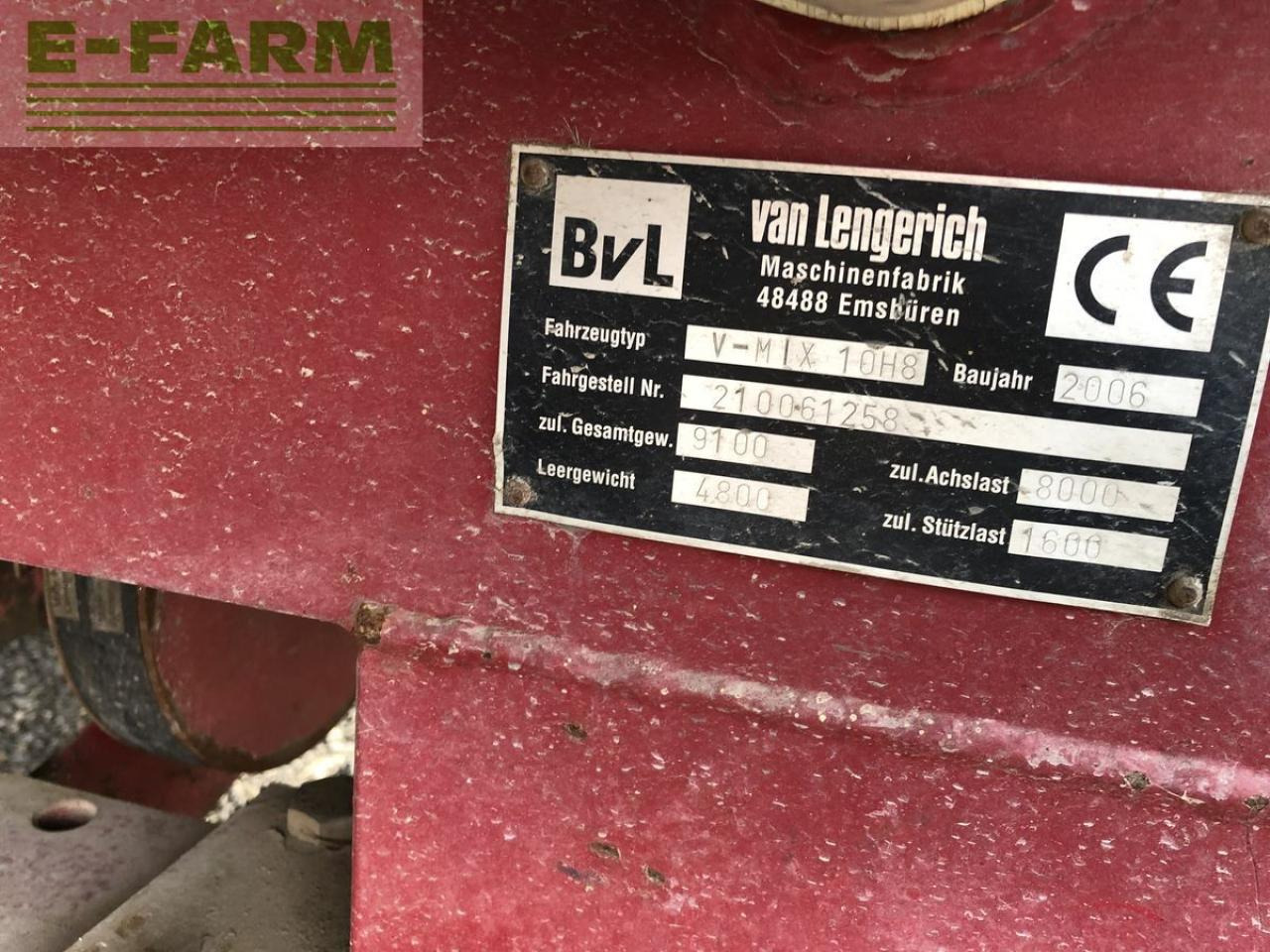 Maquinaria ganadera BVL - van Lengerich bvl v-mix fill plus 10 ls: foto 13