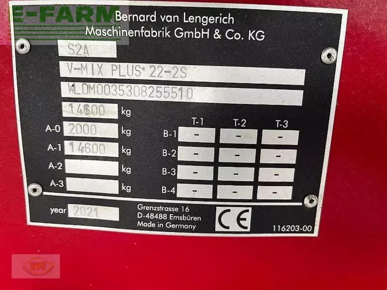 Maquinaria ganadera BVL - van Lengerich v- mix 22-2 s: foto 13