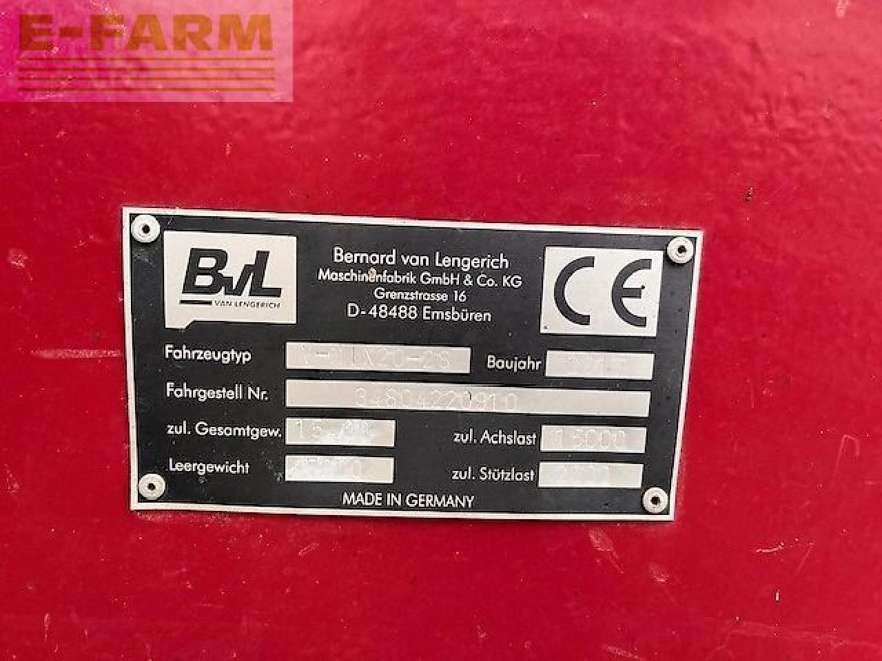 BVL - van Lengerich v-mix plus futtermischwagen - Maquinaria ganadera: foto 3 BVL - van Lengerich v-mix plus futtermischwagen - Maquinaria ganadera: foto 3